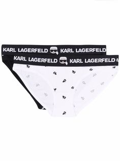Karl Lagerfeld комплект Ikonik из двух трусов-брифов с логотипом