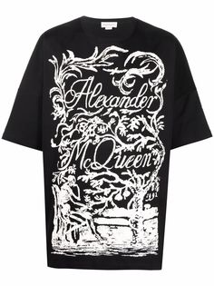 Alexander McQueen футболка с логотипом