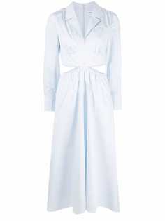 Self-Portrait платье-рубашка с вырезами