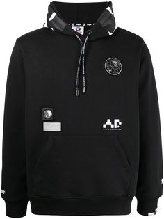 AAPE BY *A BATHING APE® худи с кулиской и логотипом
