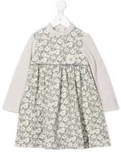 Familiar платье с длинными рукавами и цветочным принтом