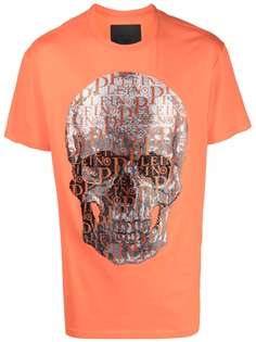 Philipp Plein футболка с декорированным логотипом
