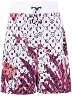 Philipp Plein шорты с кулиской и логотипом