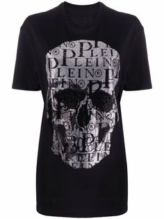 Philipp Plein футболка с принтом Skull