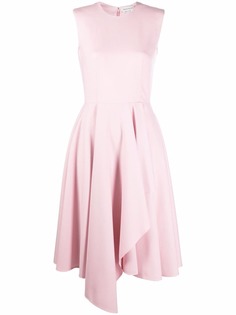 Alexander McQueen платье миди с драпировкой