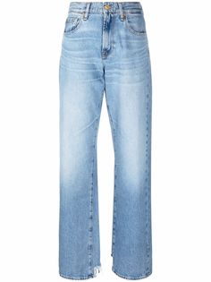 7 For All Mankind джинсы Tess с эффектом потертости