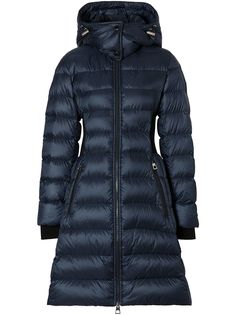 Burberry пуховик с капюшоном