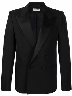 Saint Laurent двубортный пиджак