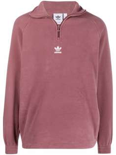 adidas флисовая куртка на молнии
