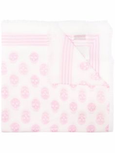 Alexander McQueen шарф с принтом Skull