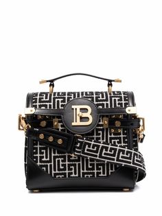 Balmain сумка-тоут Bbuzz 23 с монограммой
