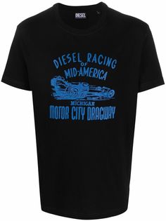 Diesel футболка Racing Car с надписью