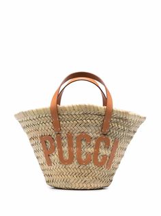 Emilio Pucci плетеная мини-сумка с логотипом