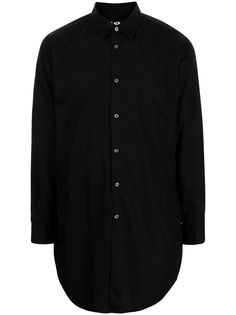 Black Comme Des Garçons рубашка с длинными рукавами и графичным принтом