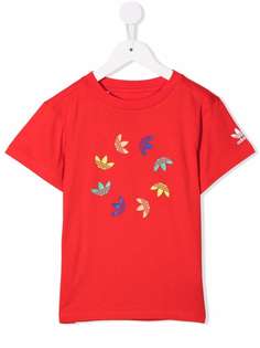 adidas Kids футболка с принтом Trefoil