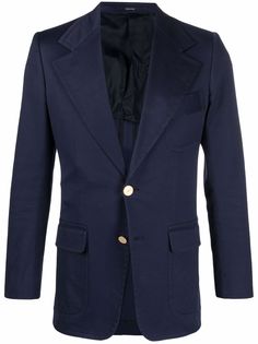 Yves Saint Laurent Pre-Owned однобортный пиджак с заостренными лацканами