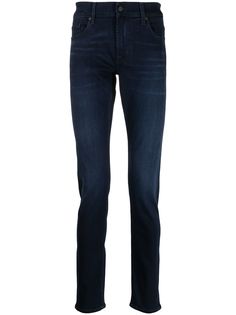 7 For All Mankind джинсы скинни с заниженной талией