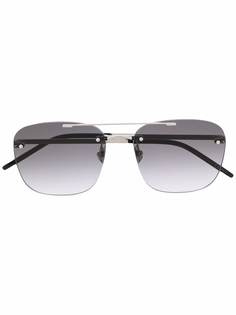 Saint Laurent Eyewear солнцезащитные очки-авиаторы с эффектом градиента