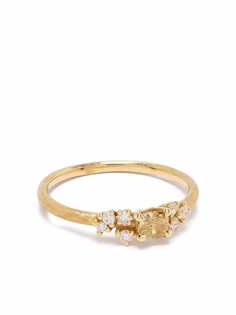 White Bird кольцо Aurore из желтого золота с бриллиантами