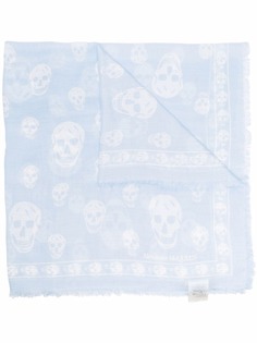 Alexander McQueen платок из смесового шелка с принтом