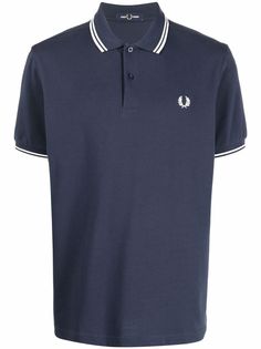 FRED PERRY рубашка поло с вышитым логотипом