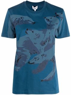 Kenzo футболка с принтом Polar Bear