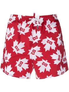 Dsquared2 плавки-шорты Maple Leaf