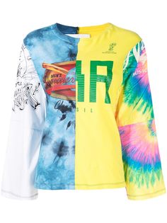 Conner Ives топ из джерси в технике пэчворк