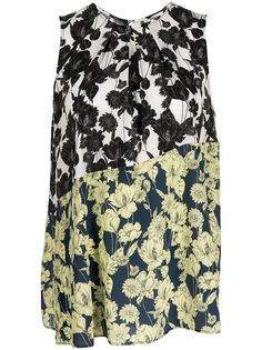 Jason Wu топ в стиле колор-блок