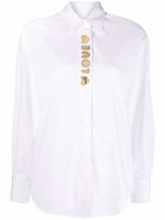 Love Moschino рубашка с длинными рукавами и логотипом