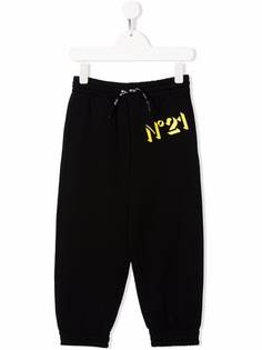 Nº21 Kids спортивные брюки с логотипом