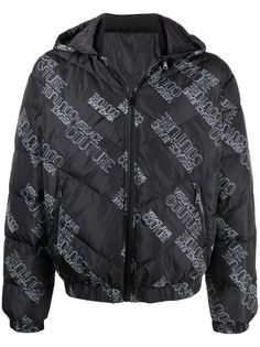 Versace Jeans Couture пуховик с логотипом