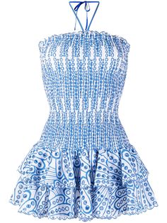 Charo Ruiz Ibiza платье мини Megan с вышивкой