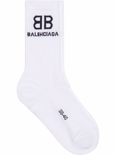 Balenciaga носки с логотипом BB