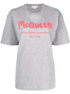 Alexander McQueen футболка с логотипом