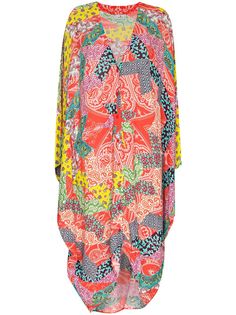 ETRO платье миди Eart в технике пэчворк