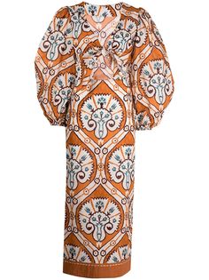 Johanna Ortiz платье Barú с абстрактным принтом