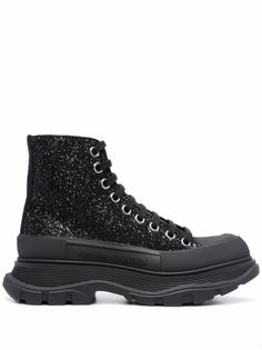 Alexander McQueen ботинки Tread Slick с блестками