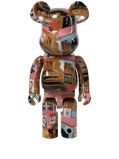 Medicom Toy фигурка Bearbrick Andy Warhol x Jean-Michel Basquiat