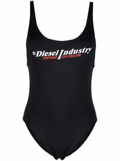 Diesel купальник с открытой спиной и логотипом