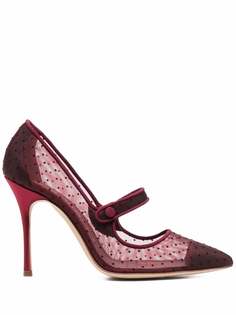 Manolo Blahnik туфли Мэри Джейн Camparimesh