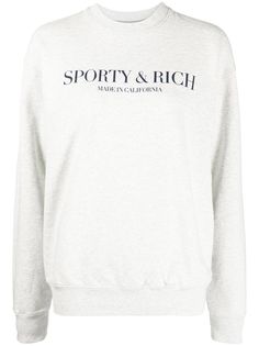 Sporty & Rich толстовка с логотипом