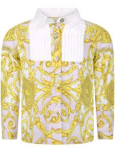 Versace Kids рубашка с принтом