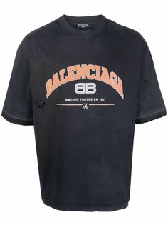 Balenciaga футболка с логотипом Maison