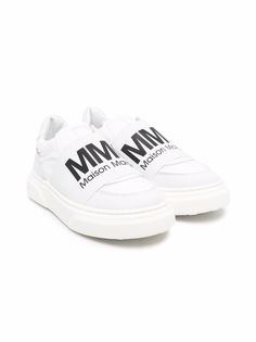 MM6 Maison Margiela Kids слипоны с логотипом