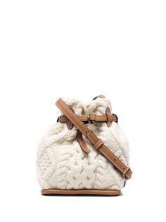 Polo Ralph Lauren сумка-ведро фактурной вязки