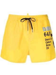 Dsquared2 плавки-шорты с логотипом