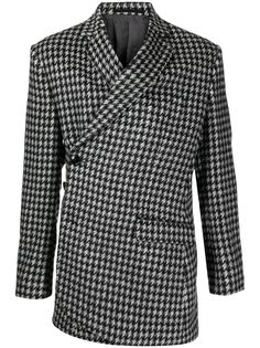 Martine Rose пиджак со смещенной застежкой