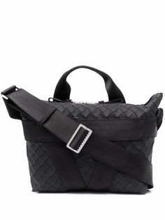 Bottega Veneta плетеная сумка-тоут на молнии