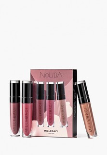 Набор для макияжа губ Nouba MILLEBACI TRAVEL, SET N.2, оттенки: №61, №24, №16